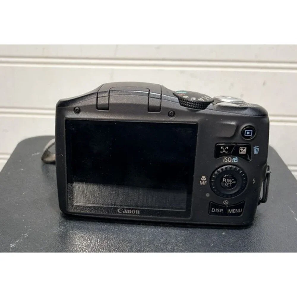 Canon PowerShot SX130 IS 12.1MP Digital Camera in Box SD Card **tested**